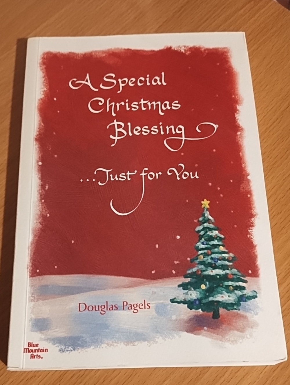 A Special Christmas Blessing Just for You - Douglas Pagels (Red) VGC Paperback.